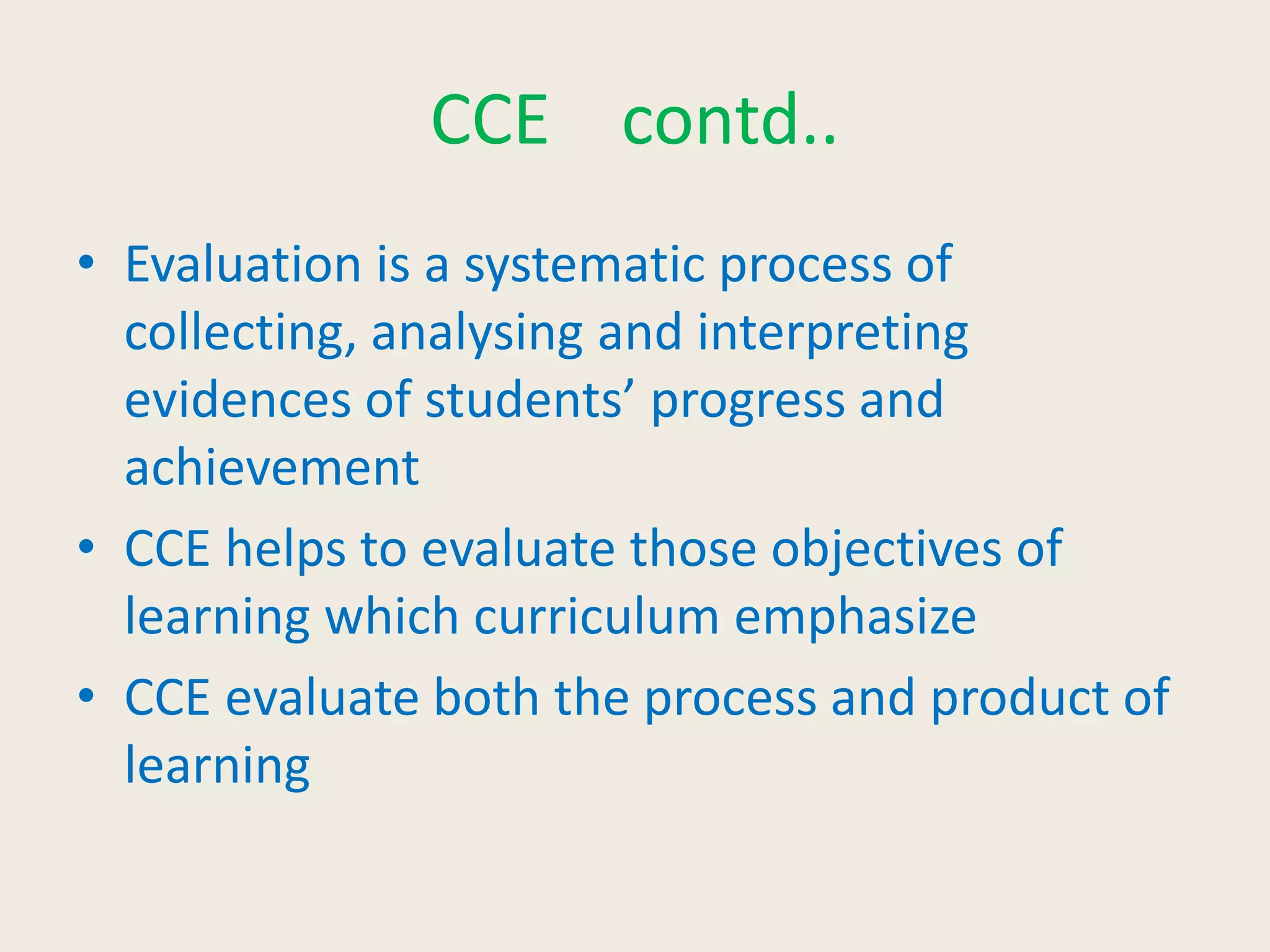 CCE | PPT