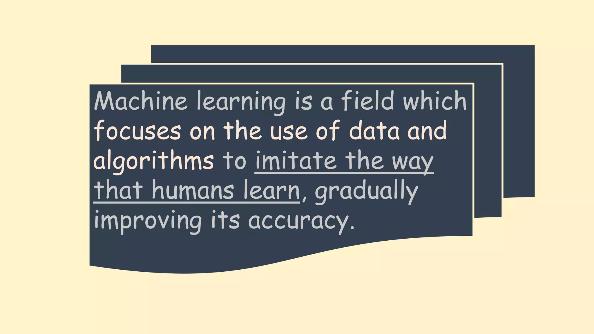 Introduction to ML (Machine Learning) | PPT | Free Download