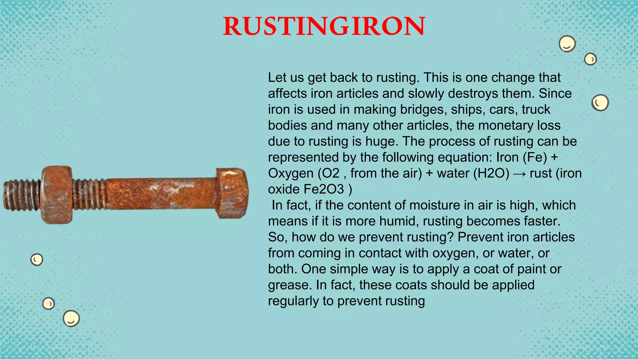 PHYSICAL AND CHEMICAL CHANGE | PPTX