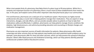 Pharmacy Blog | PDF