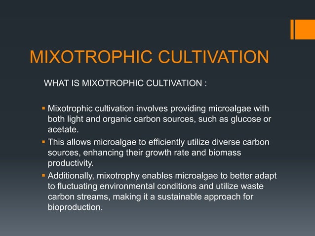 Microalgae Cultivation Methods | PPTX | Geography | Science