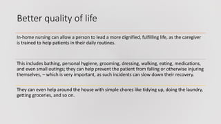 Patient Safety and Quality in Home Health Care | PPTX