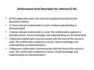 IB Math SL/HL IA - To help you with IBDP Math IA coursework. | PPTX