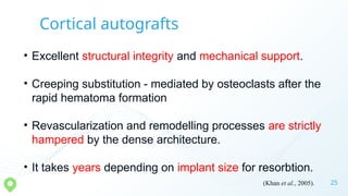 bone grafts and biomaterial substitutes for bone defect repair | PPTX