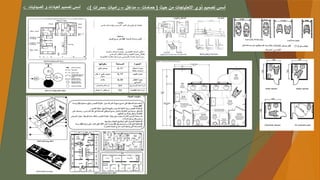 ‫ـ‬:) ‫ممرات‬- ‫رامبات‬ – ‫مداخل‬ – ‫حمامات‬ ( ‫حيث‬ ‫من‬ ‫االحتياجات‬ ‫ذوي‬ ‫تصميم‬ ‫أسس‬
‫ـ‬: ‫الصيدليات‬ ‫و‬ ‫العيادات‬ ‫تصميم‬ ‫أسس‬
 