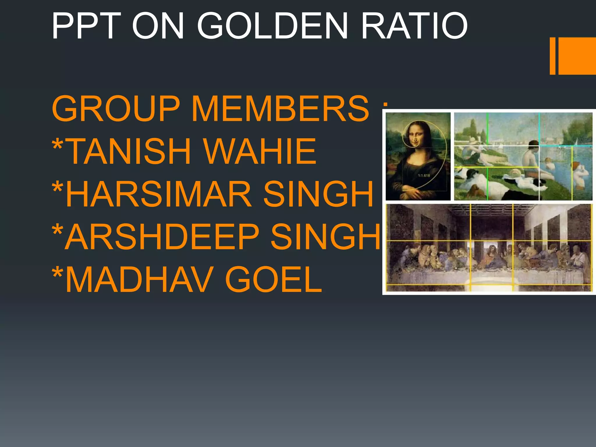 PowerPoint Presentation on Golden Ratio | PPTX