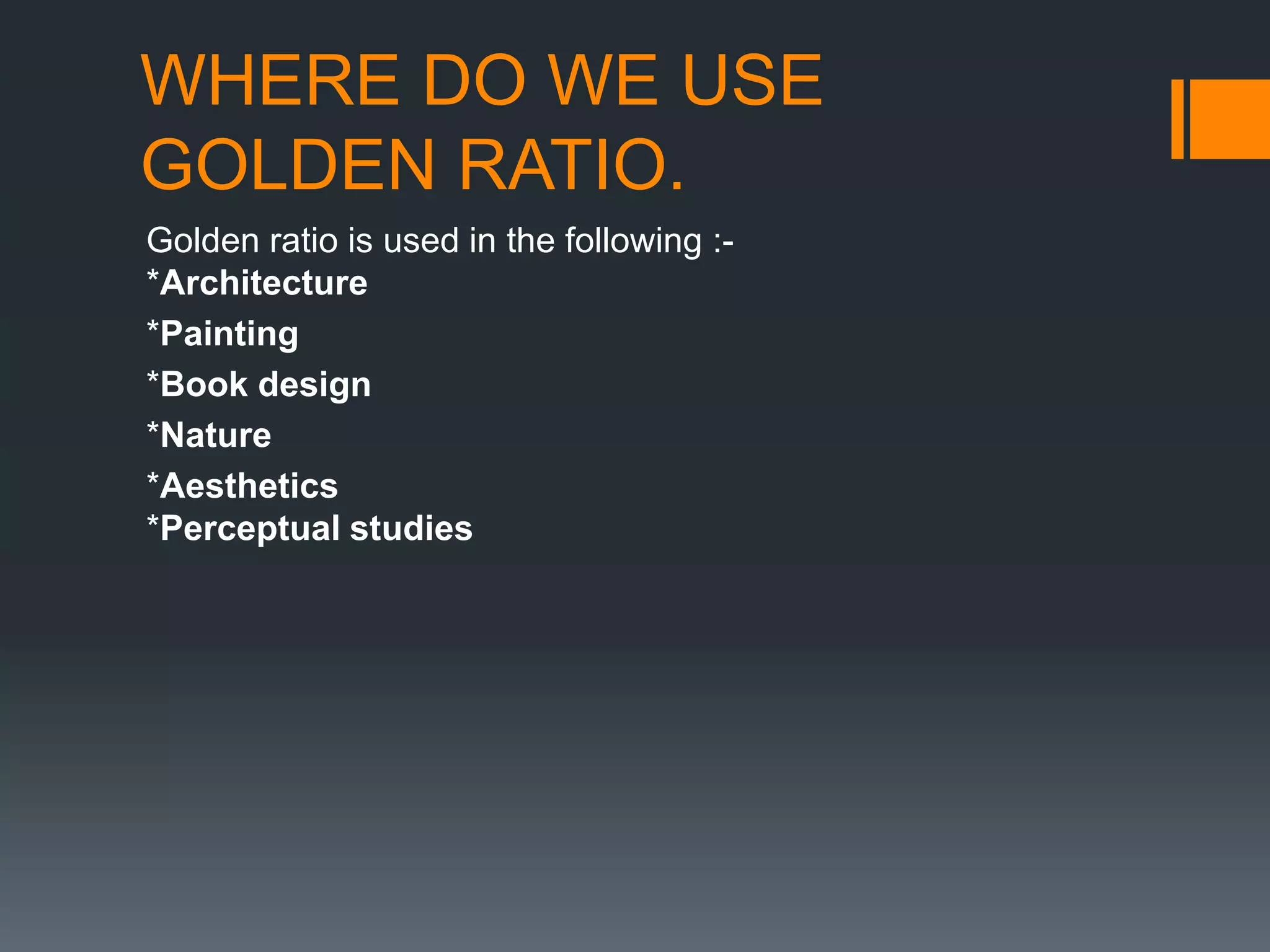 PowerPoint Presentation on Golden Ratio | PPTX