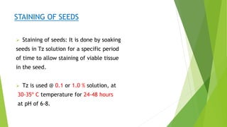 seed viability dormancy and storage 