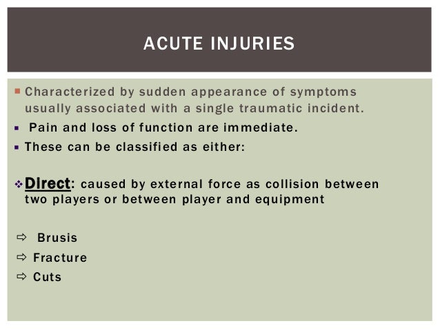 Sport Injuries And Prevention