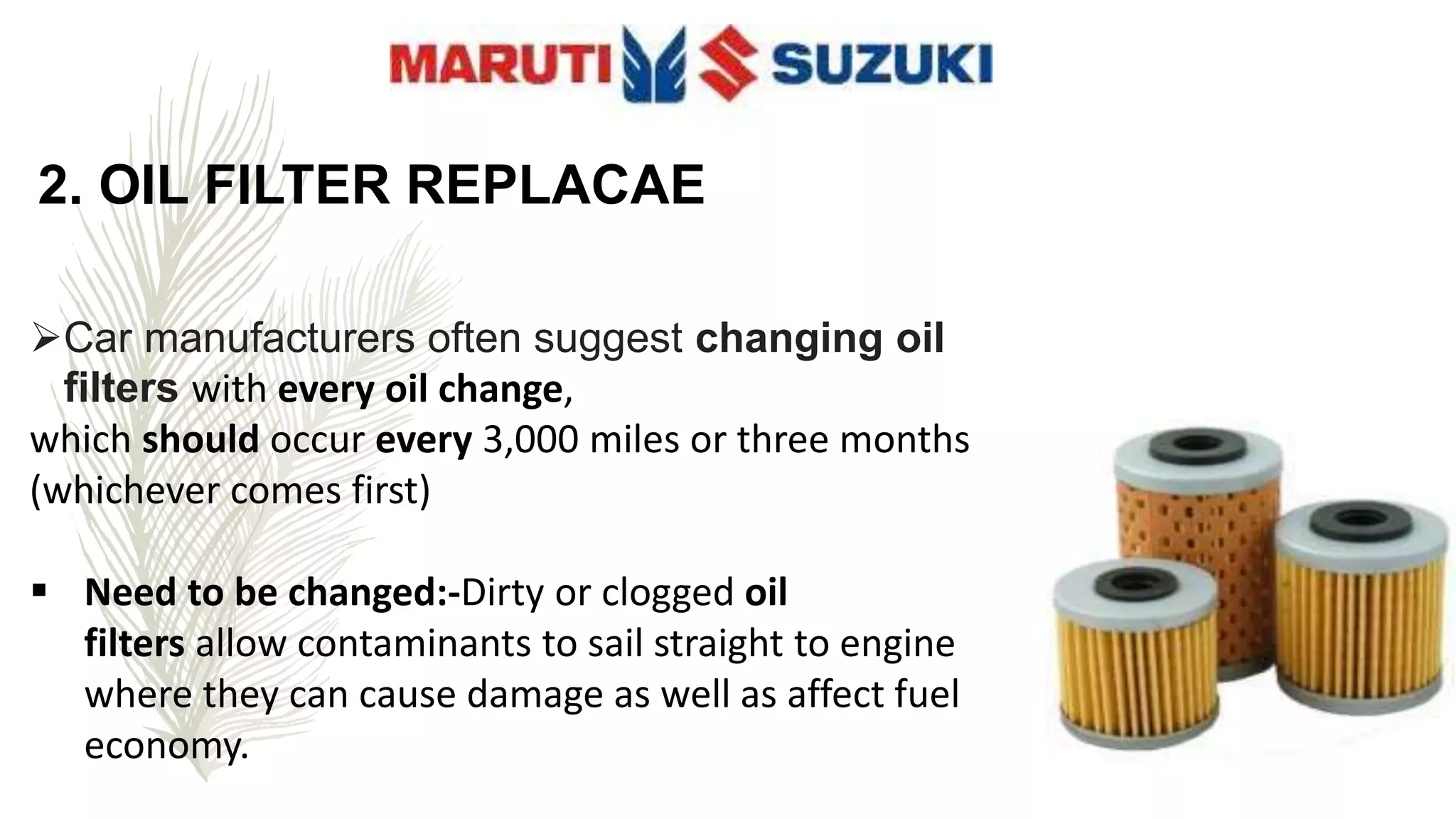 ppt on industrial training at maruti suzuki workshop | PPTX