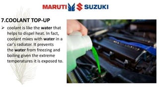 ppt on industrial training at maruti suzuki workshop | PPTX