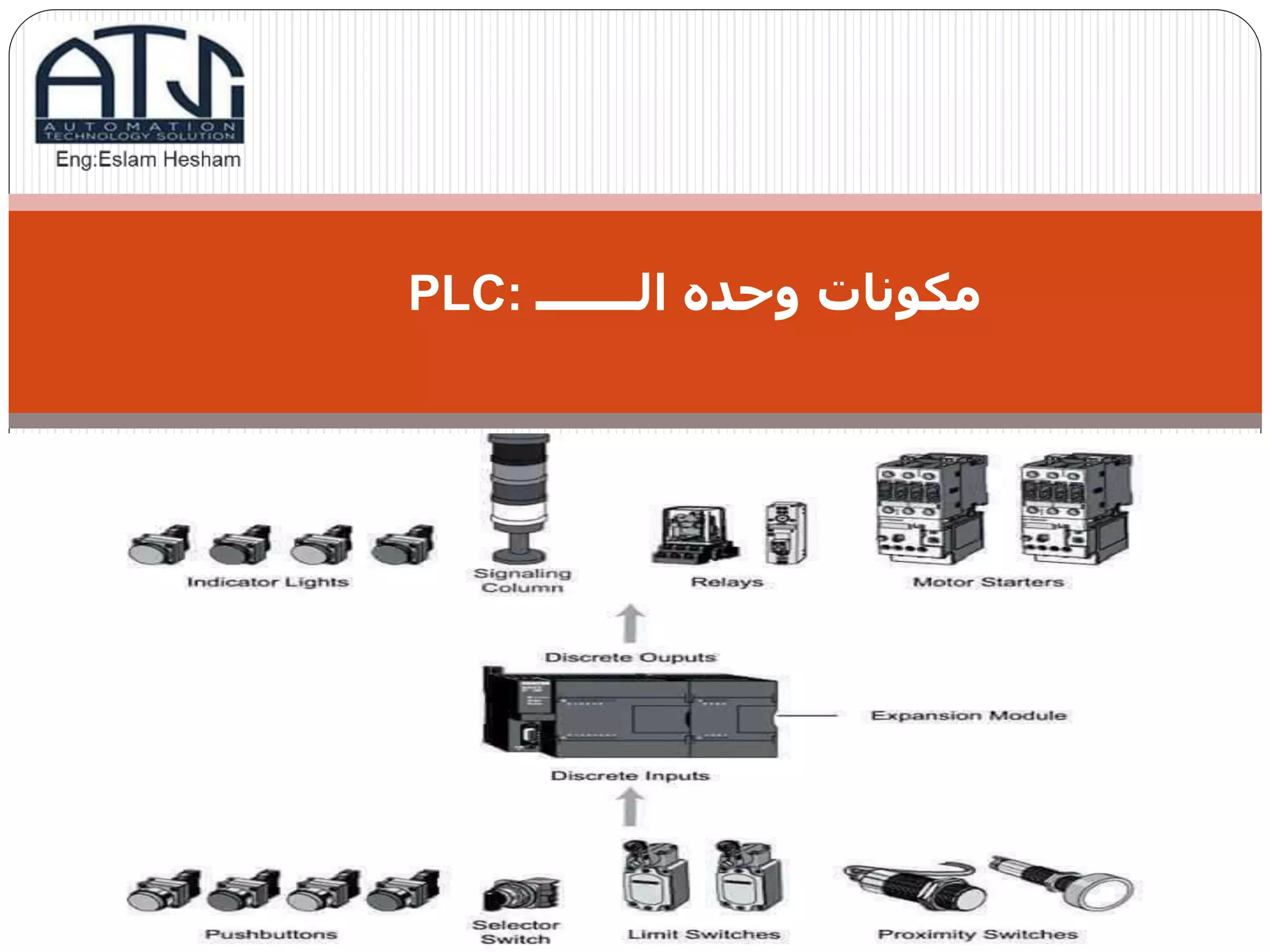 PLCمكونات وحده ال | PPTX