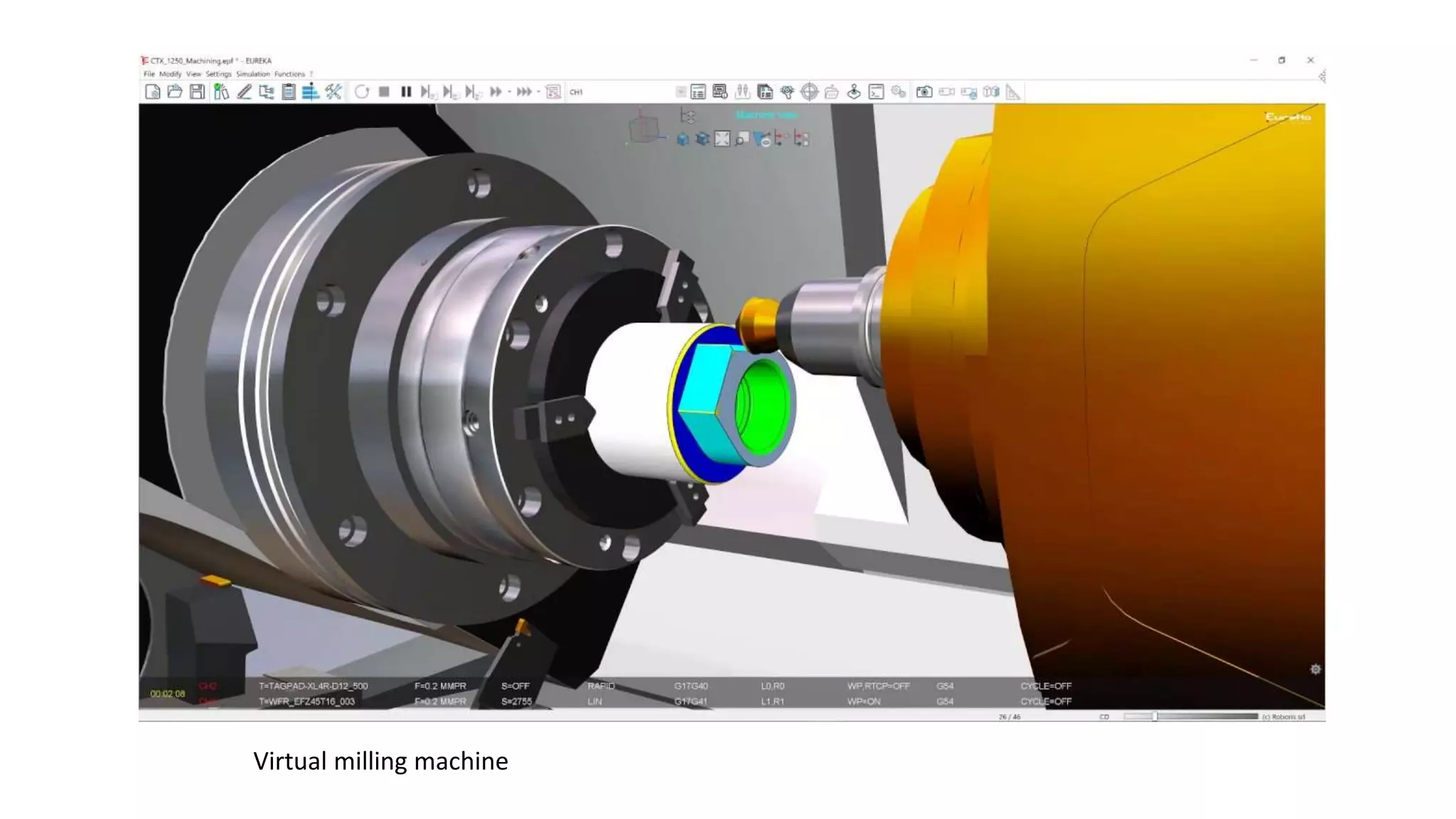 Virtual milling machine
 