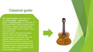 Classification of Guitar | PPTX