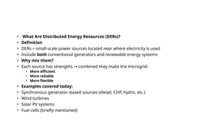 Synchronous Utility Scale Generator Icon Comprehensive Overview of Distributed Energy Resources and Wind Turbine ...