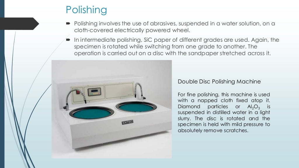 Preparation Of Specimen For Microscopic Examination
