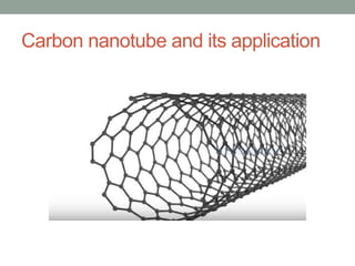 Carbon nanotube and its application
 
