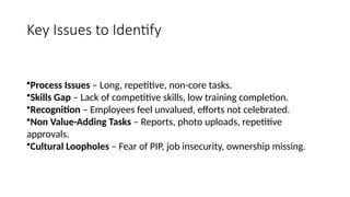 Identifying Key Performance Issues Identifying Root Causes & Building Solutions for High Performance | PPTX