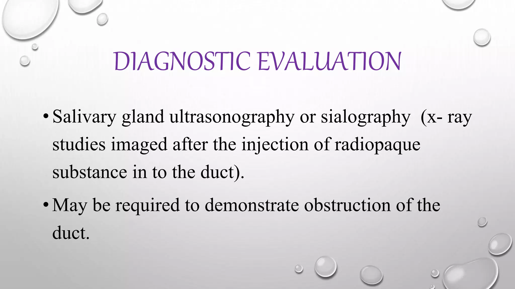 Saliva Injection DISORDERS OF THE SALIVARY GLANDS.pptx