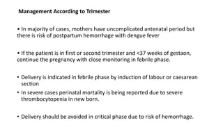 Dengue in Pregnant woman by Dr. Arfa Rashid, Services Hospital Lahore ...