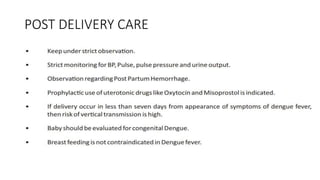 Dengue in Pregnant woman by Dr. Arfa Rashid, Services Hospital Lahore ...