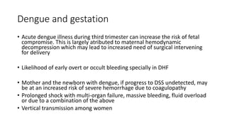 Dengue in Pregnant woman by Dr. Arfa Rashid, Services Hospital Lahore ...