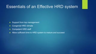 human resource development | PPTX