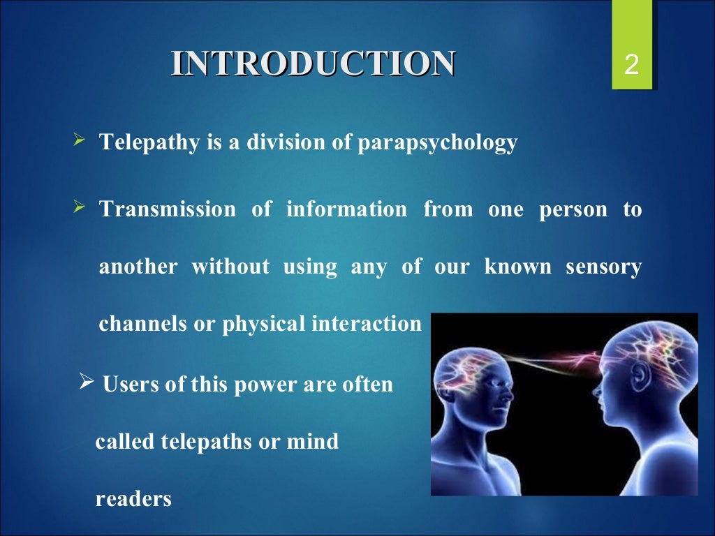 TELEPATHY telepathy