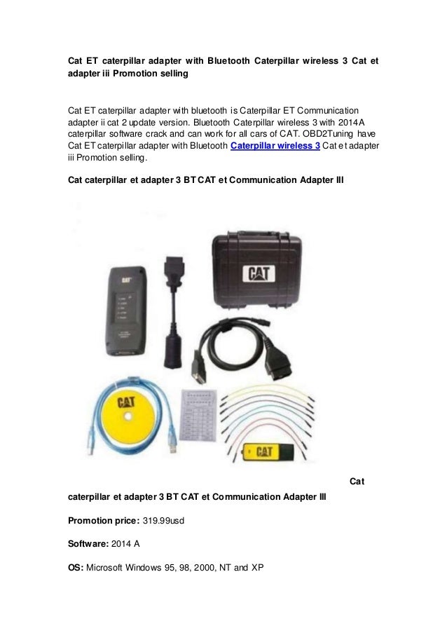 Caterpillar electronic technician license