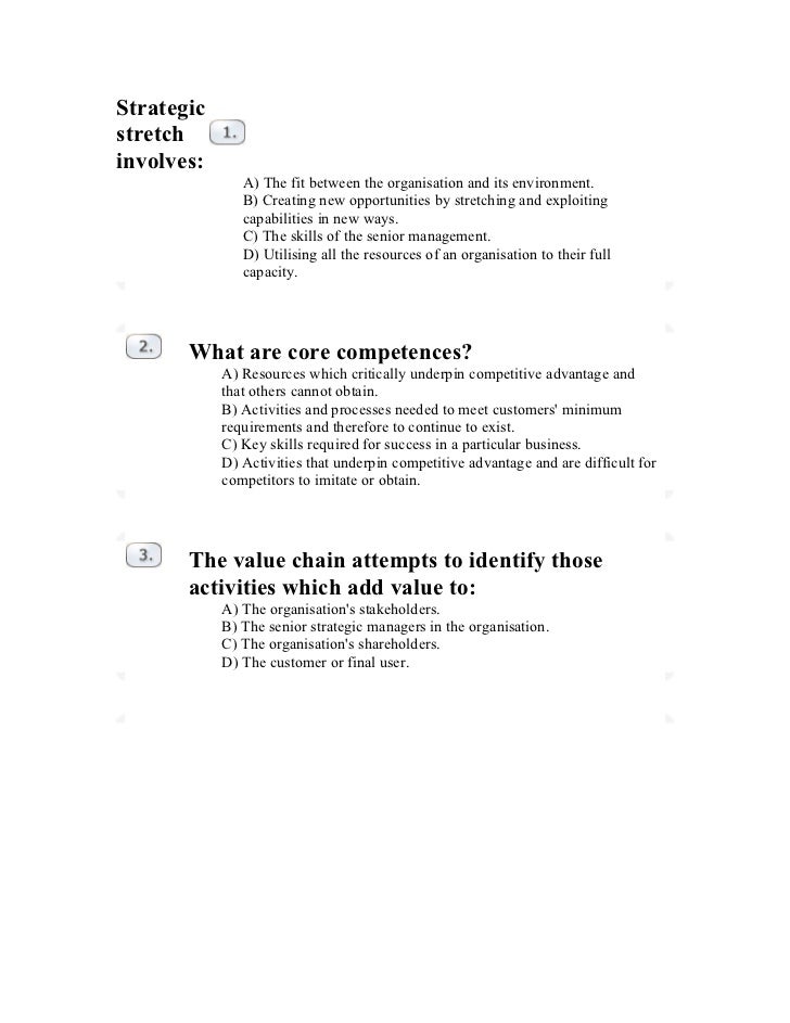 new microsoft word document strategicstretchinvolves a the fit between the organisation and its environment