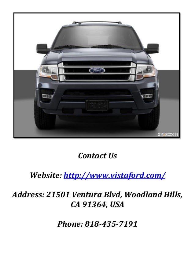 Vista Ford Lincoln Ford Dealer in Woodland Hills CA
