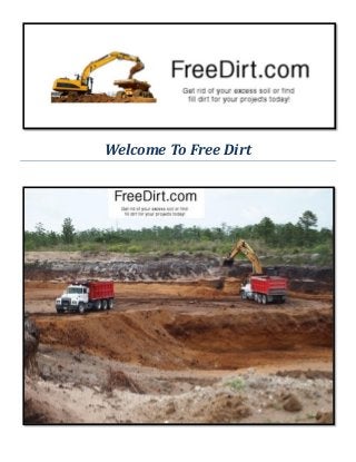Welcome To Free Dirt
 