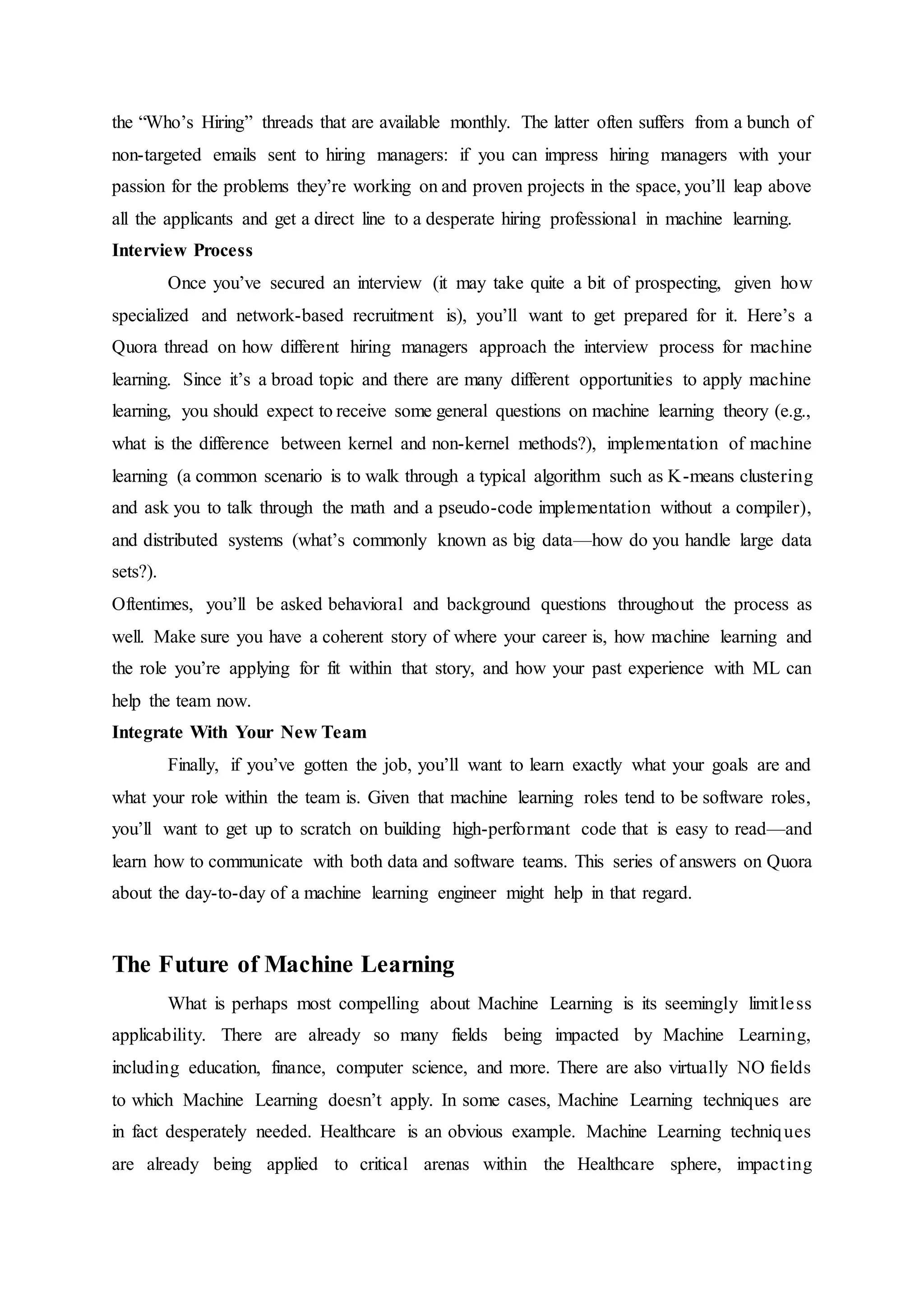 Machine Learning | PDF