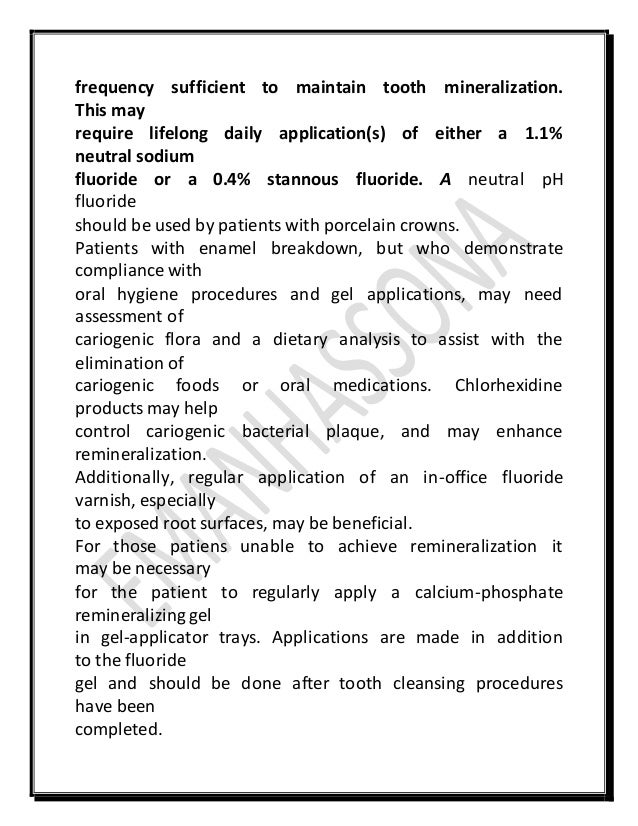 dental management of chemotherapy patients