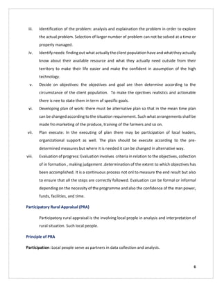 Programme planning and evaluation in extension work | PDF