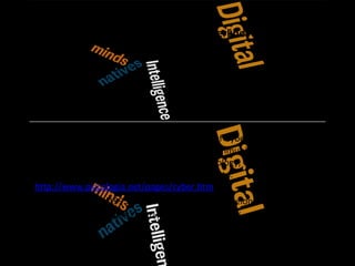 Riva & Gallimberti- De Kerkhove Riva, G. and Galimberti, C.: "The Psychology of Cyberspace socio-cognitive framework to computer-mediated communication"* Publicado originalmente en Journal New Ideas in Psychology, 15 (2), 141-158, 1997. (C) 1997 Elsevier Science Ltd. Disponible en:  http://www.psicologia.net/pages/cyber.htm De Kerckhove, D. (1995)  La piel de la Cultura,  Barcelona: Gedisa, 1999 De Kerckhove, D. (1997)  Inteligencias en Conexión,  Barcelona: Gedisa, 1999 