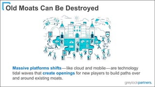 Old Moats Can Be Destroyed
Massive platforms shifts— like cloud and mobile — are technology
tidal waves that create openin...