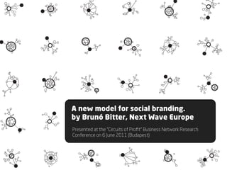 Social
          Networks


A new model for social branding.
by Brunó Bitter, Next Wave Europe
Presented at the “Circuits of Proﬁt” Business Network Research
Conference on 6 June 2011 (Budapest)
 