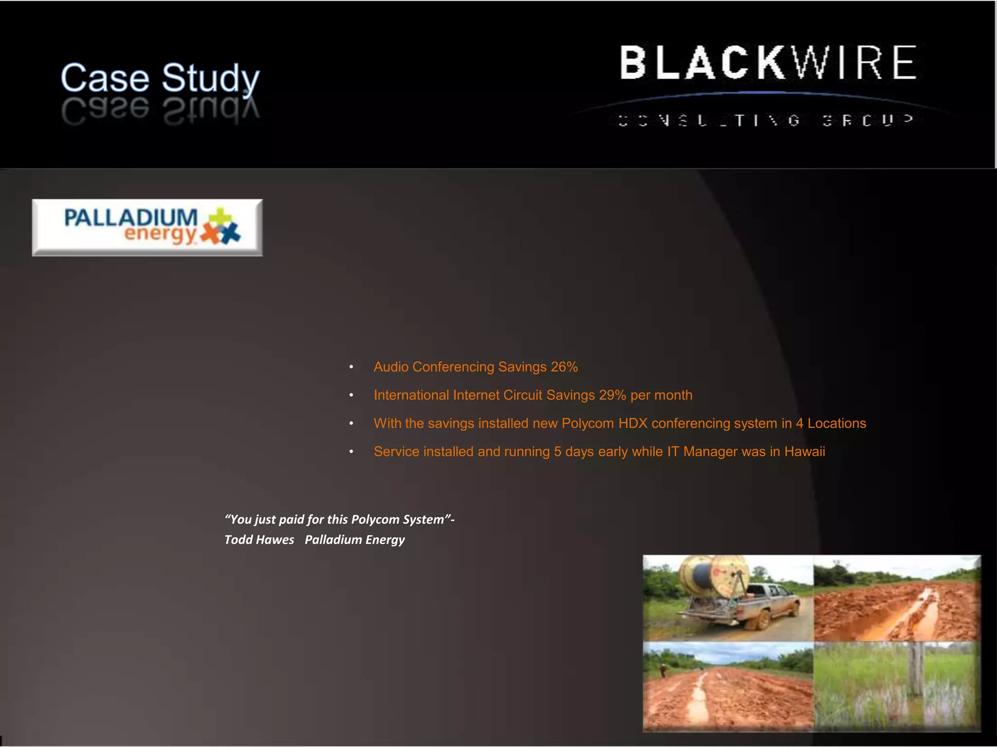 Outcome when working withYou’ll have a team dedicated your companies best interestOne number to call for all services Your company will be buying services wholesale saving15-35%More happy productive employees, less time doing unproductive time laden tasksLess internal strife knowing that you were provided a broad array of service provider optionsWill not have to take sales calls, eng meetings, SLA, MSA, contracts discussionWill not call your providers NOCYour invoices will be checked for discrepancies everyone monthHave a team dedicated to insuring your services are installed properly and on-timeDon’t be forced into long contracts