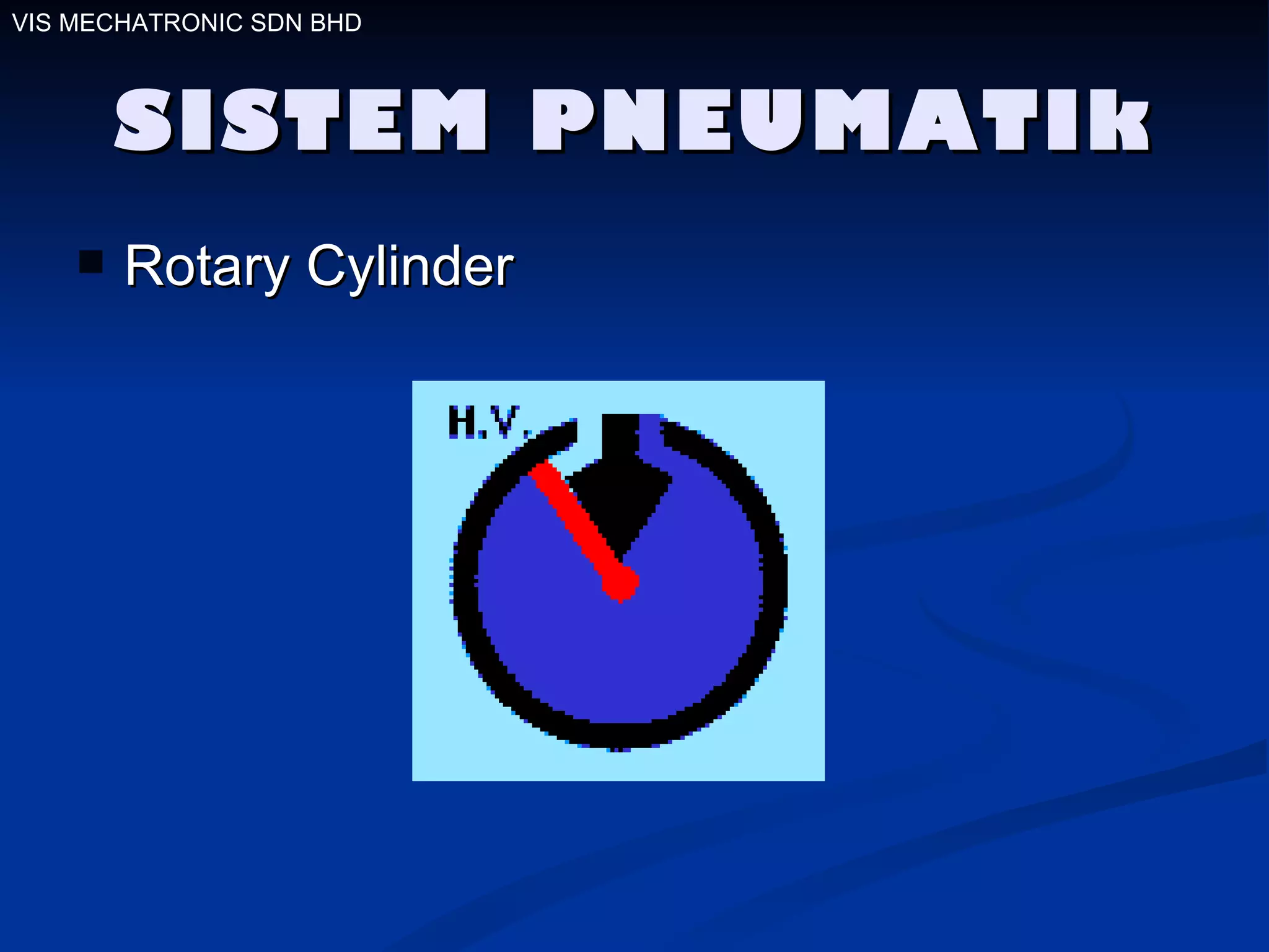 SISTEM PNEUMATIk Rotary Cylinder  VIS MECHATRONIC SDN BHD 
