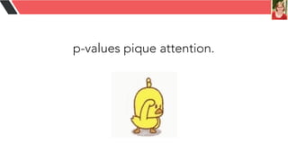 p-values pique attention.
 