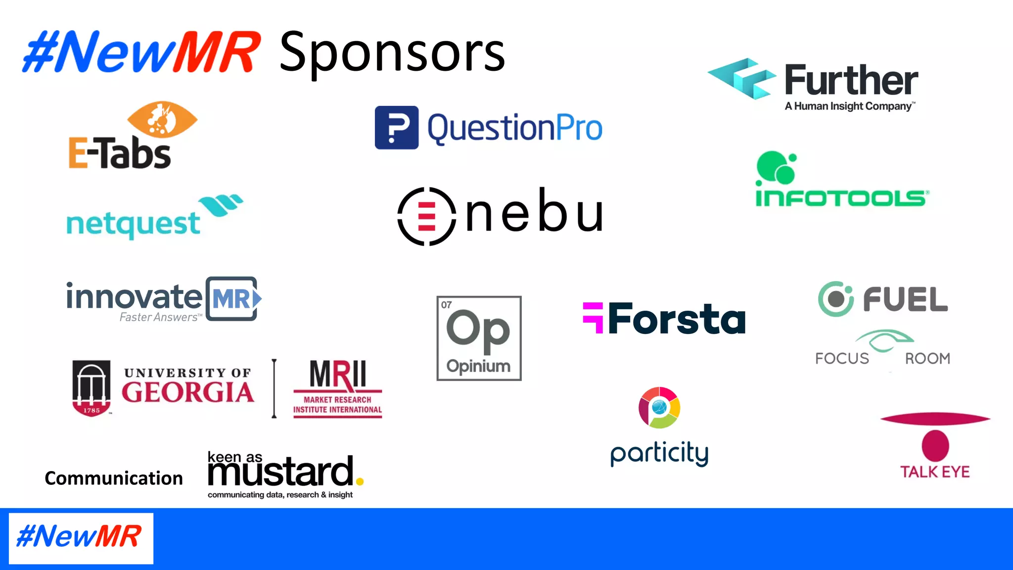 Sponsors
Communication
 