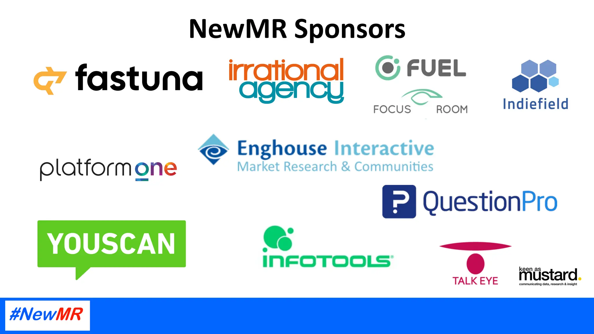 NewMR Sponsors
 
