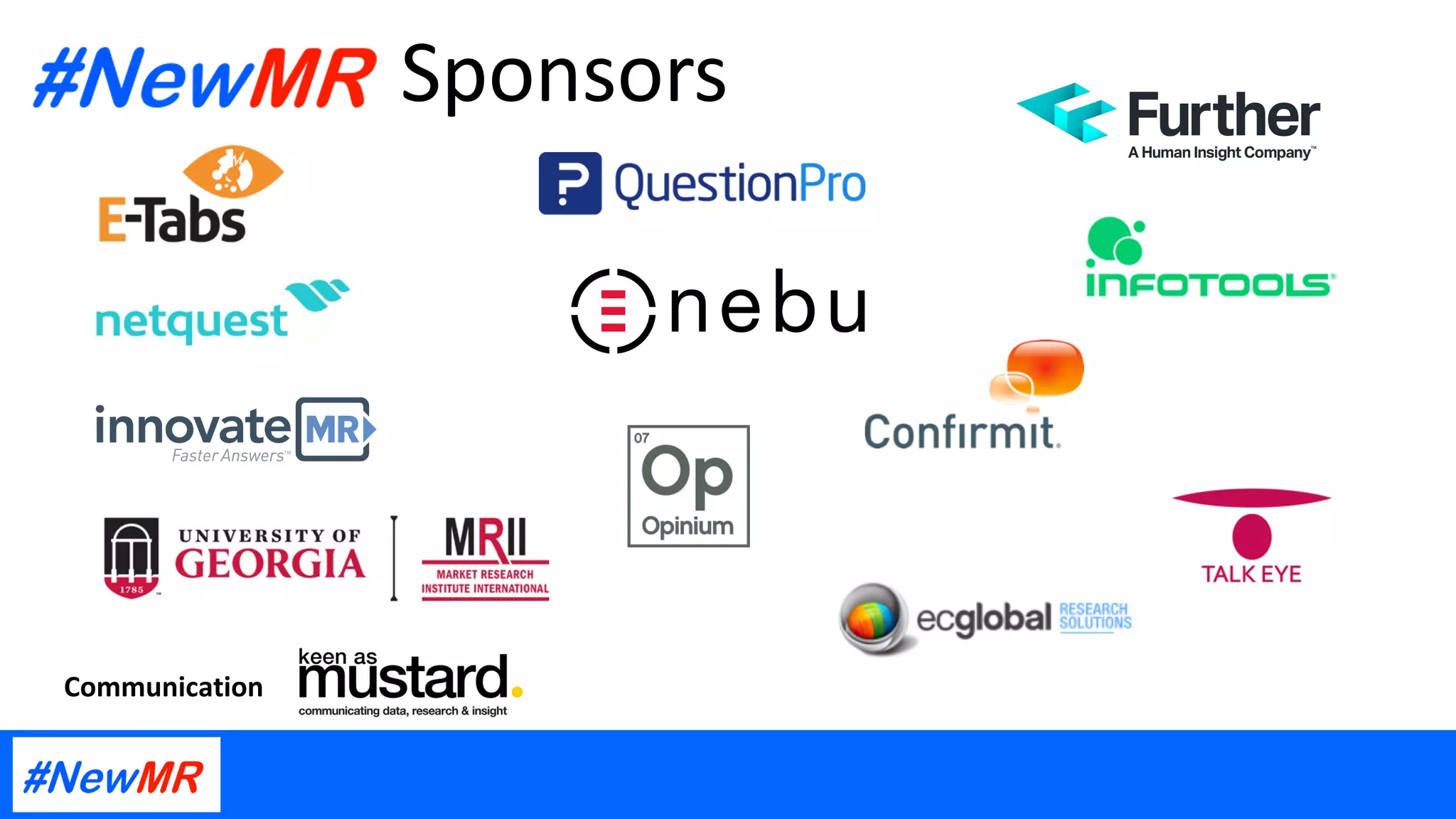 Sponsors
Communication
 