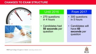 New MRCS Part A Exam format | PPTX
