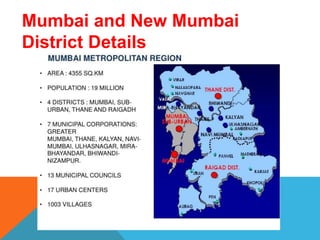Mumbai and New Mumbai
District Details
 