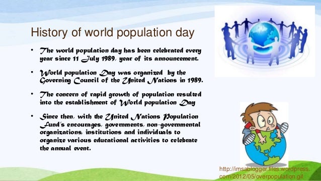 New my presentation on world population day