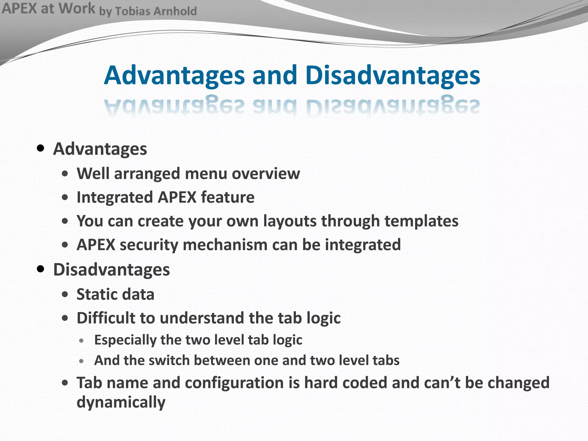 APEX navigation concepts | PPT