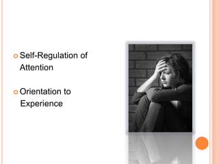  Self-Regulation of
Attention
 Orientation to
Experience
 