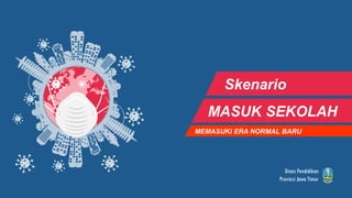 MASUK SEKOLAH
MEMASUKI ERA NORMAL BARU
Skenario
Dinas Pendidikan
Provinsi Jawa Timur
 
